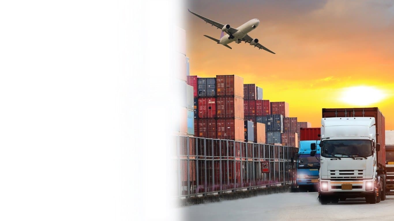 Logistics and supply chain background